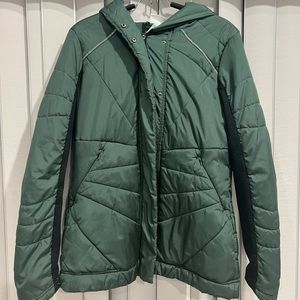 Zella green puffer jacket